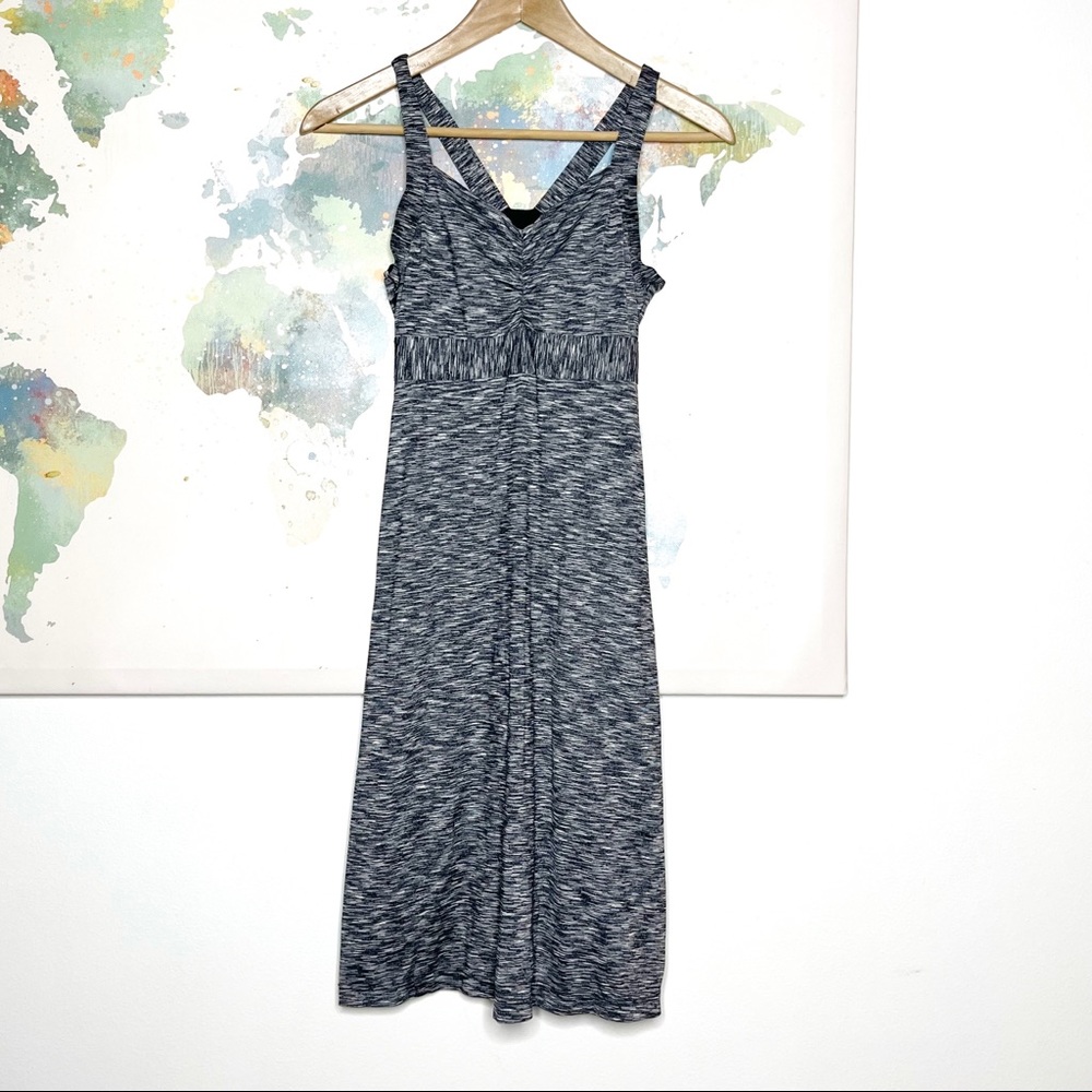 PrAna Dress Amaya Black Gray Space Dye Size XS Outdoor Athleisure Tank